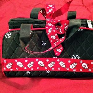 New Make-Up Bag Snowman Style!